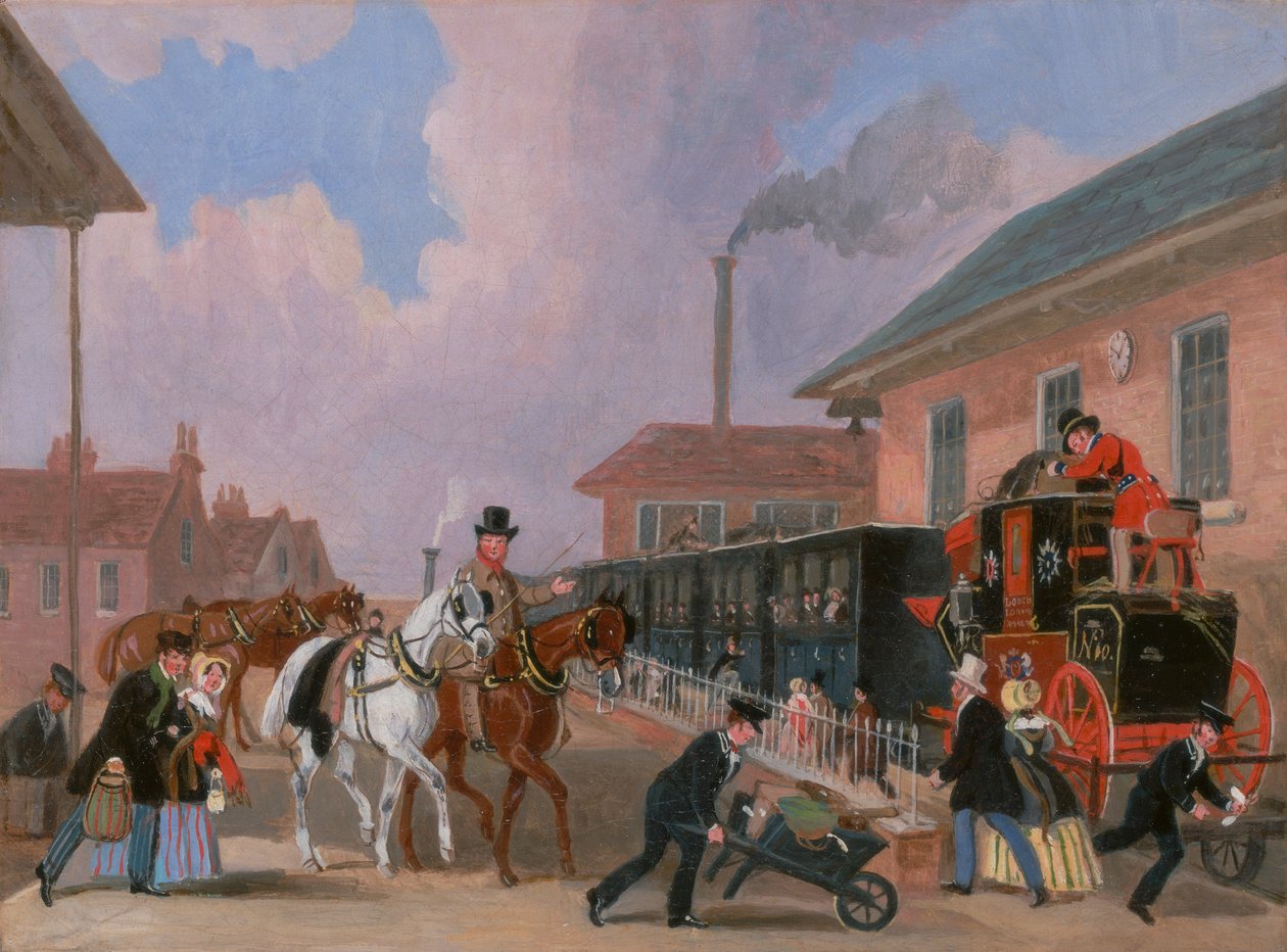 The Louth-London Royal Mail ノーサンプトンシャーのピーターバラ イーストから電車で移動 作： ジェームズ・ポラード
