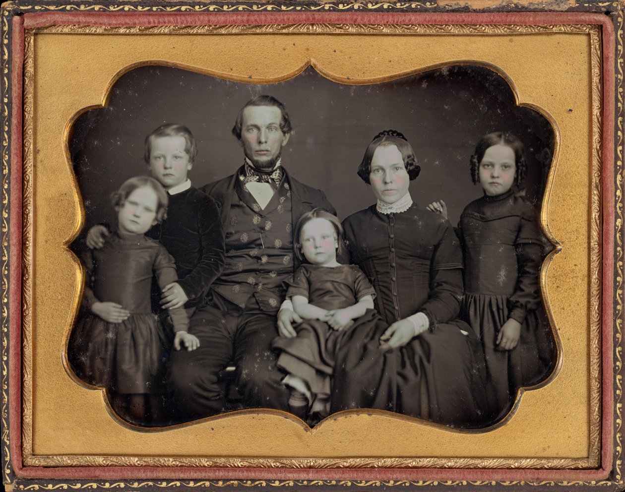 家族の肖像,c.1848年（写真） 作： ジェームズプレスリーボール