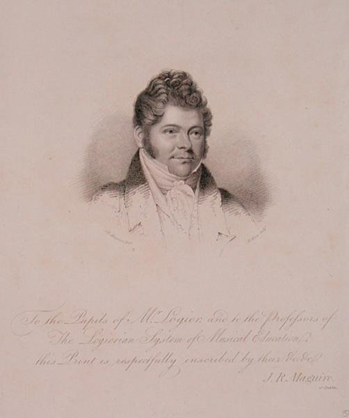 ヨハン・ベルンハルド・ロジエ（1777-1846）の肖像（H.マイヤー（彫刻）による 作： ジェームズ・ロバート（後）マグワイア