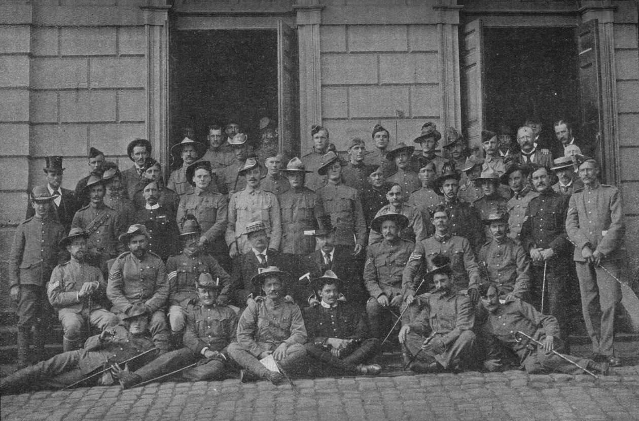 「ウィンザーへの植民地訪問」、1902 作： ジェームズラッセルとサンズ