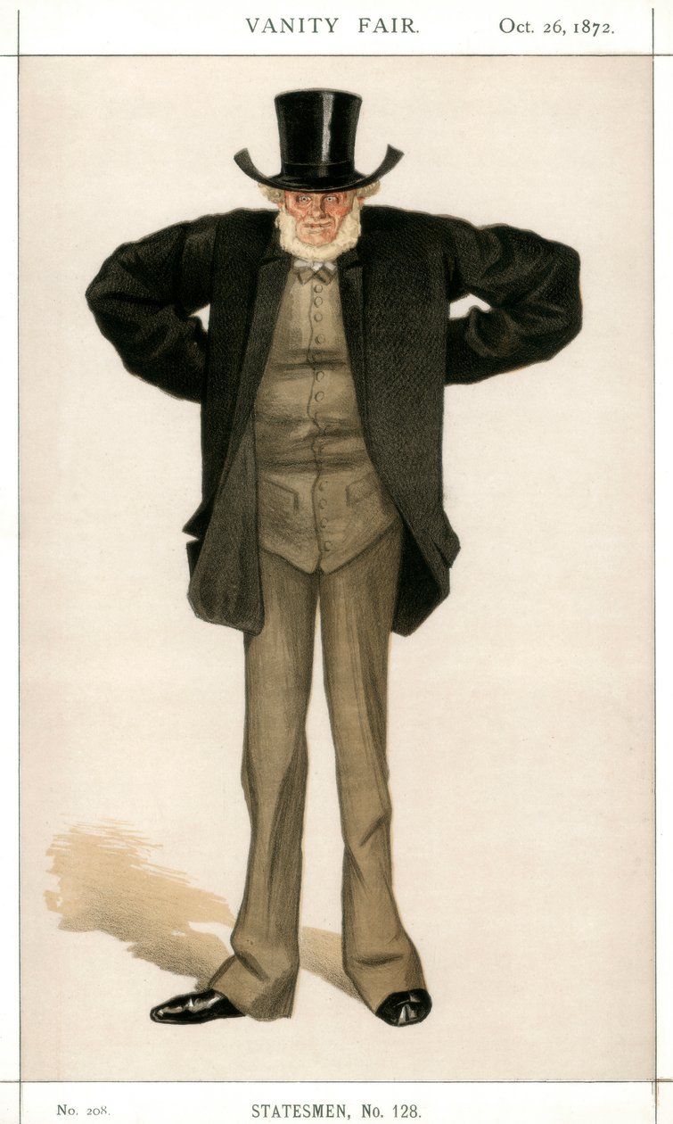 ニューカッスルオンタイン、ジョセフコーエン、イギリスの政治家、1872年。 作： ジェームズ・ジャック・ジョセフ・ティソ