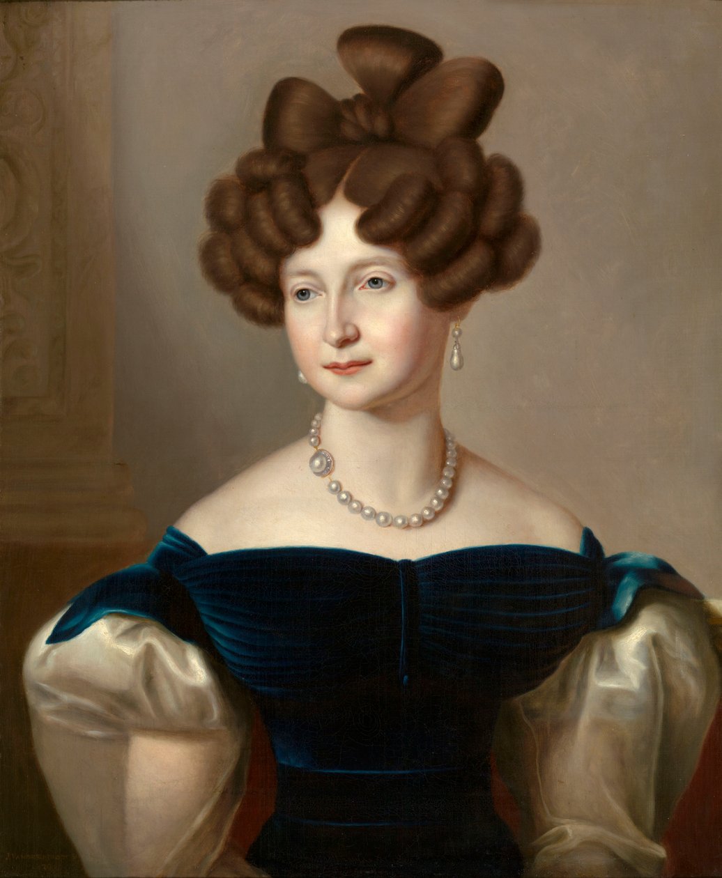 アンナ・パブロヴナ、ロシア大公（1795-1865） 作： ヤン・バプティスト・ファン・デル・フルスト