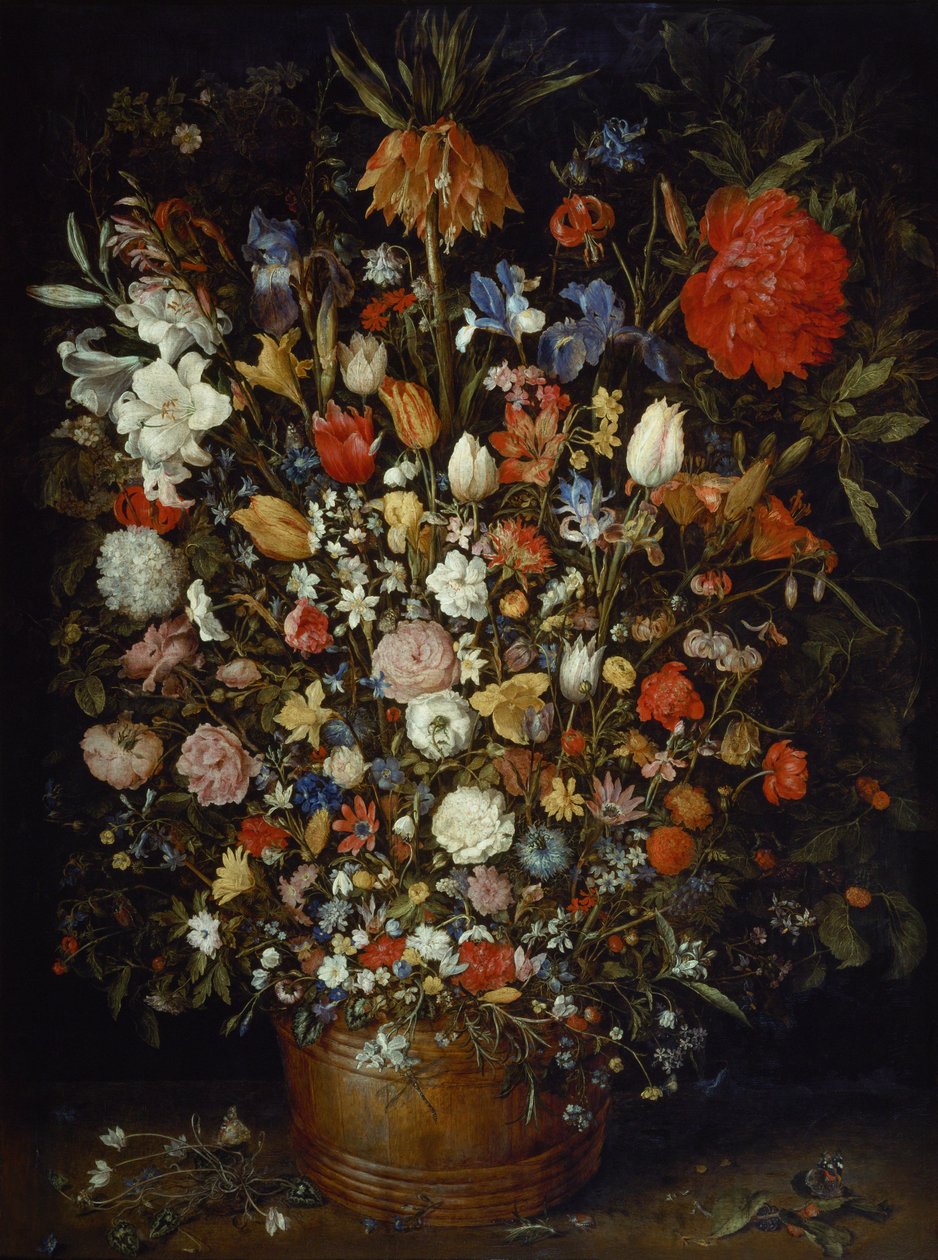 木の器の花 作： ヤン・ザ・エルダー・ブリューゲル