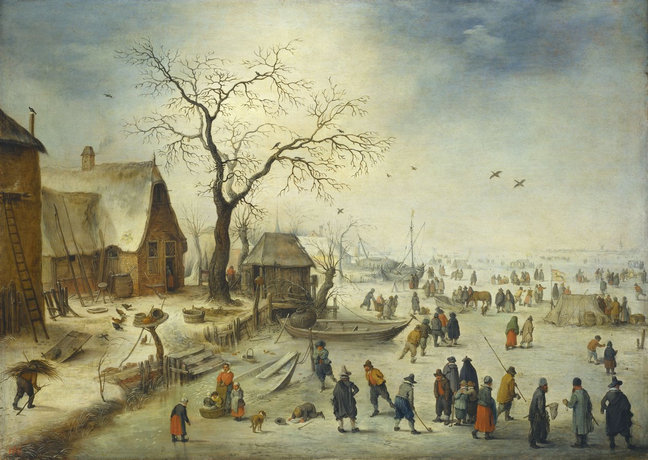 氷の上の村人 作： Jan Brueghel the Younger