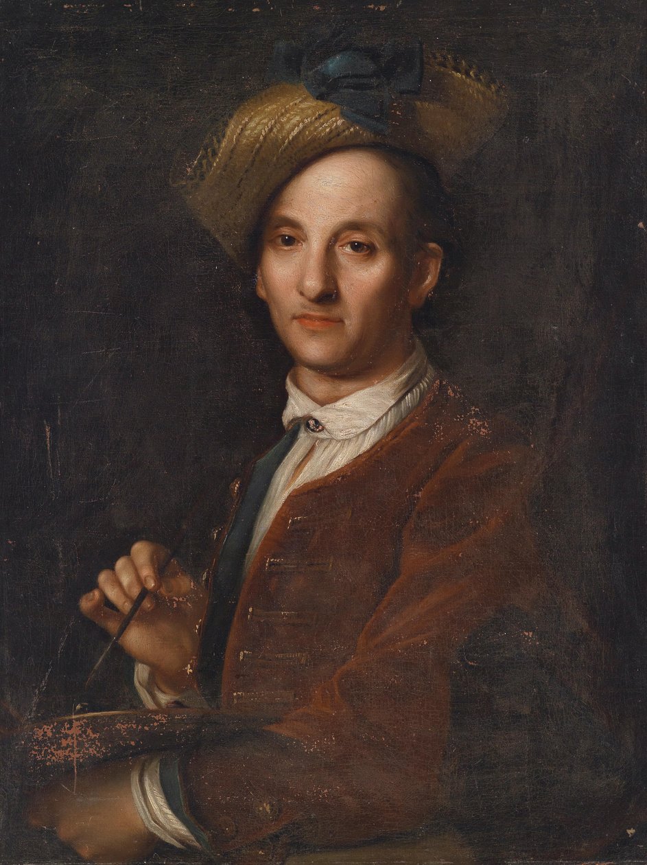 デビッド・ホイヤーの肖像（1667-1720）、画家 作： ヤン・クペッキー