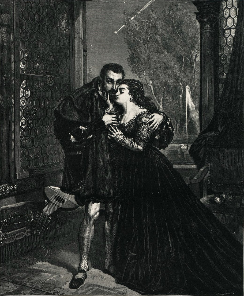 Zygmunt II AugustおよびBarbaraRadziwiłłówna 作： ヤン・アロジ・マテイコ