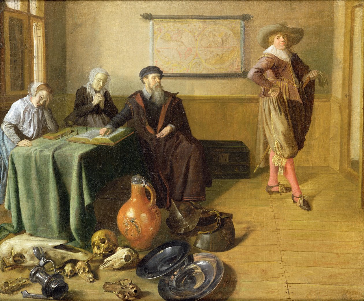 放蕩息子の出発、c.1630 作： ヤン・ミエンセ・モレナー