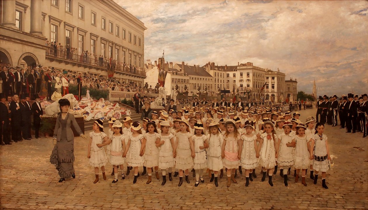 1878年の学校の見直し 作： ヤン・フラン・ヴェルハス