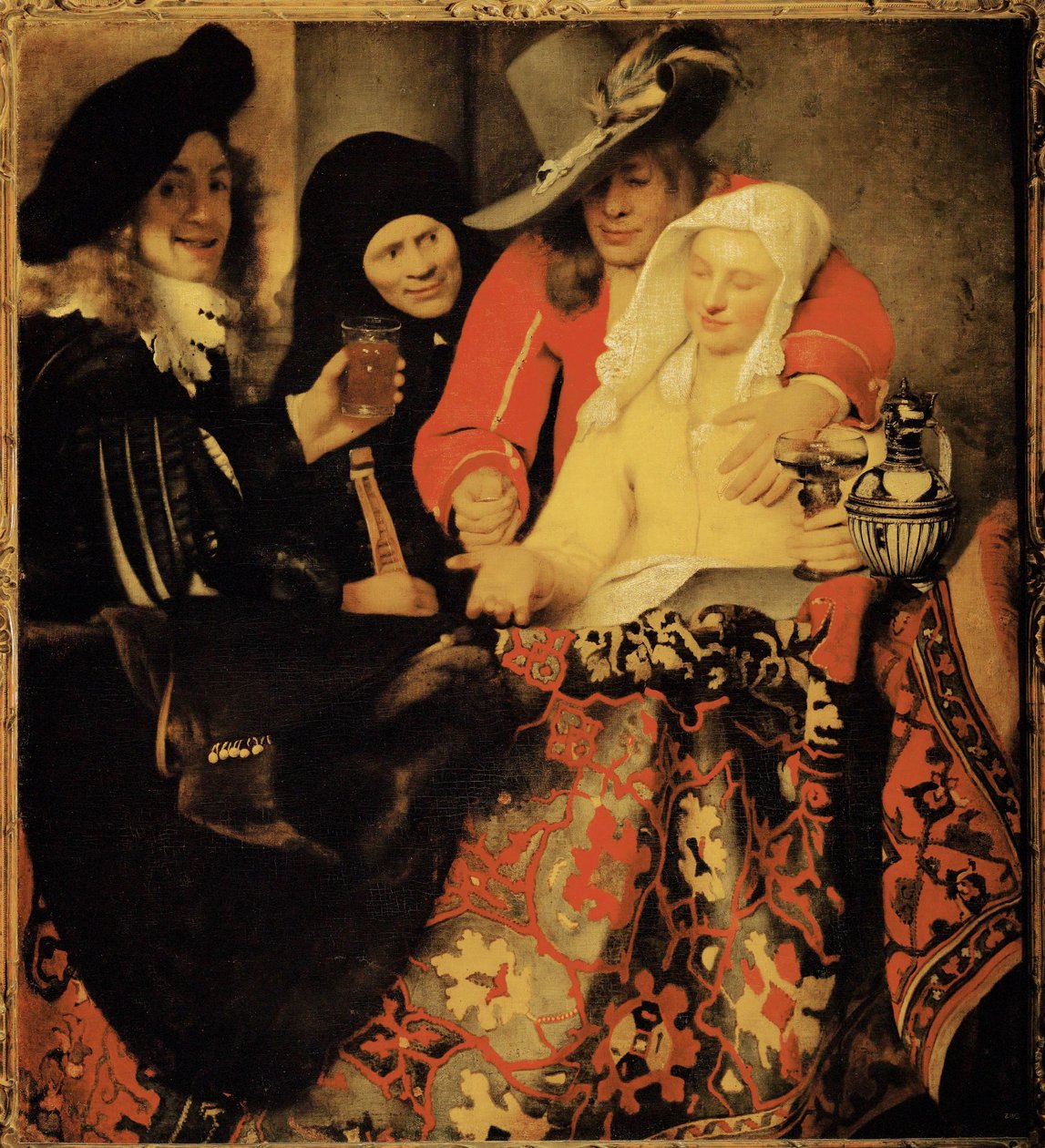 調達先にて（油彩・キャンバス） 作： ヤン (1632-75) フェルメール