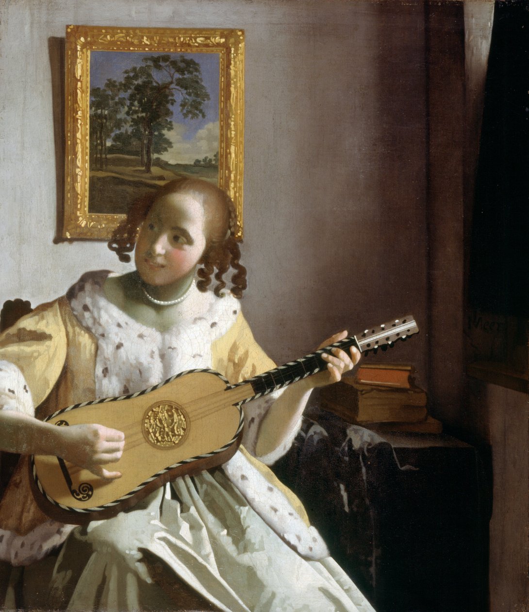 O Guitarrista (óleo sobre tela) 作： ヤン・フェルメール・ファン・デルフト