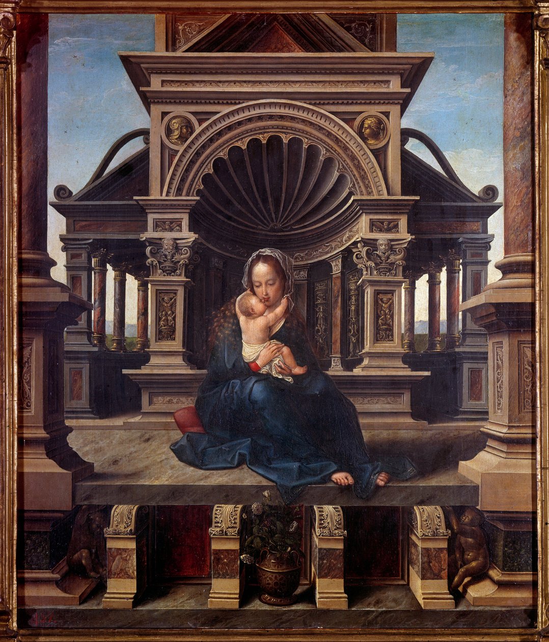 ルーヴェンの聖母画 ヤン・ゴッセール・ディット・マブゼ（1478-1536）作 作： ヤン（c.1472-c.1533）ゴサート
