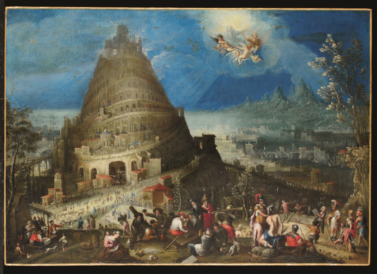 バベルの塔 1650年頃 油彩・カンヴァス 作： ヤン（ブリューゲルの信奉者）