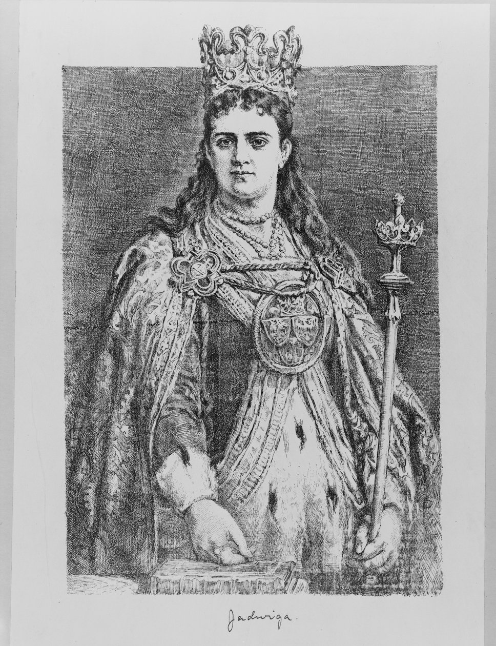 ポーランドのヤドヴィガ女王、19世紀 作： ヤン・アロジ・マテイコ