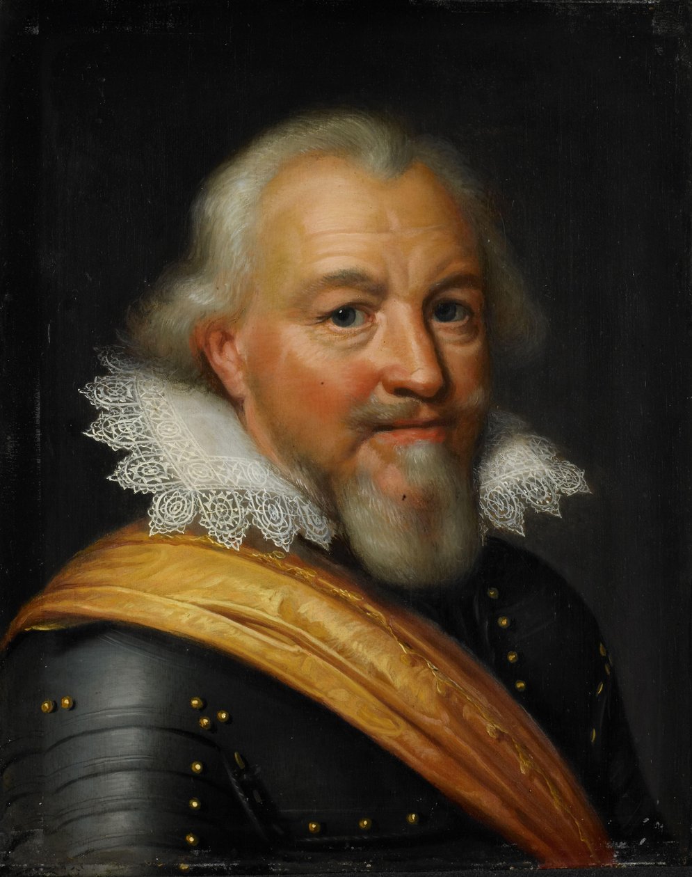 de Middelste として知られる、ナッソー ジーゲン伯ヤン 7 世の肖像 作： Jan Antonisz van Ravesteyn（のワークショップ）