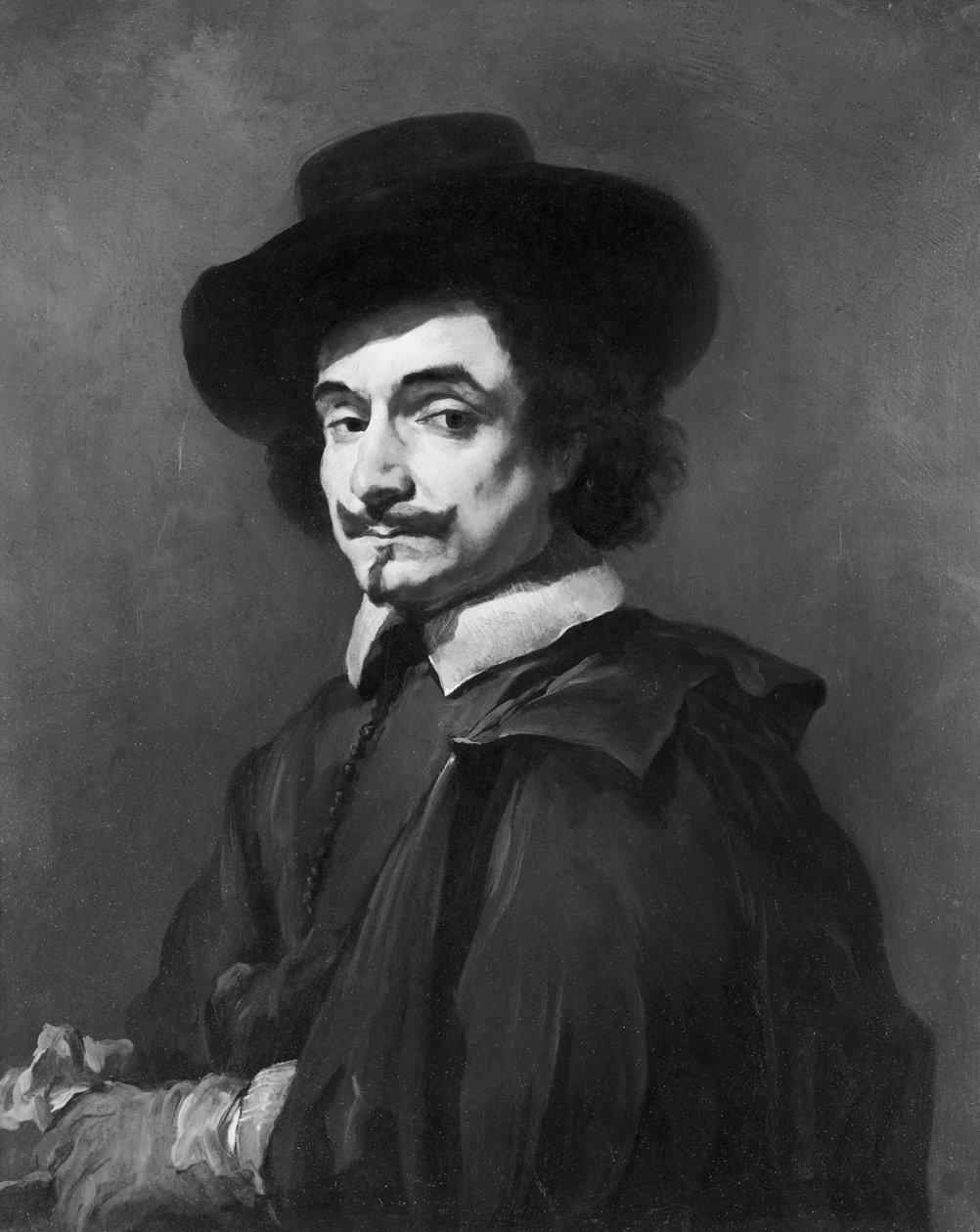 ある男の肖像」1650年頃 作： ヤン・バプティスト・ウィニックス