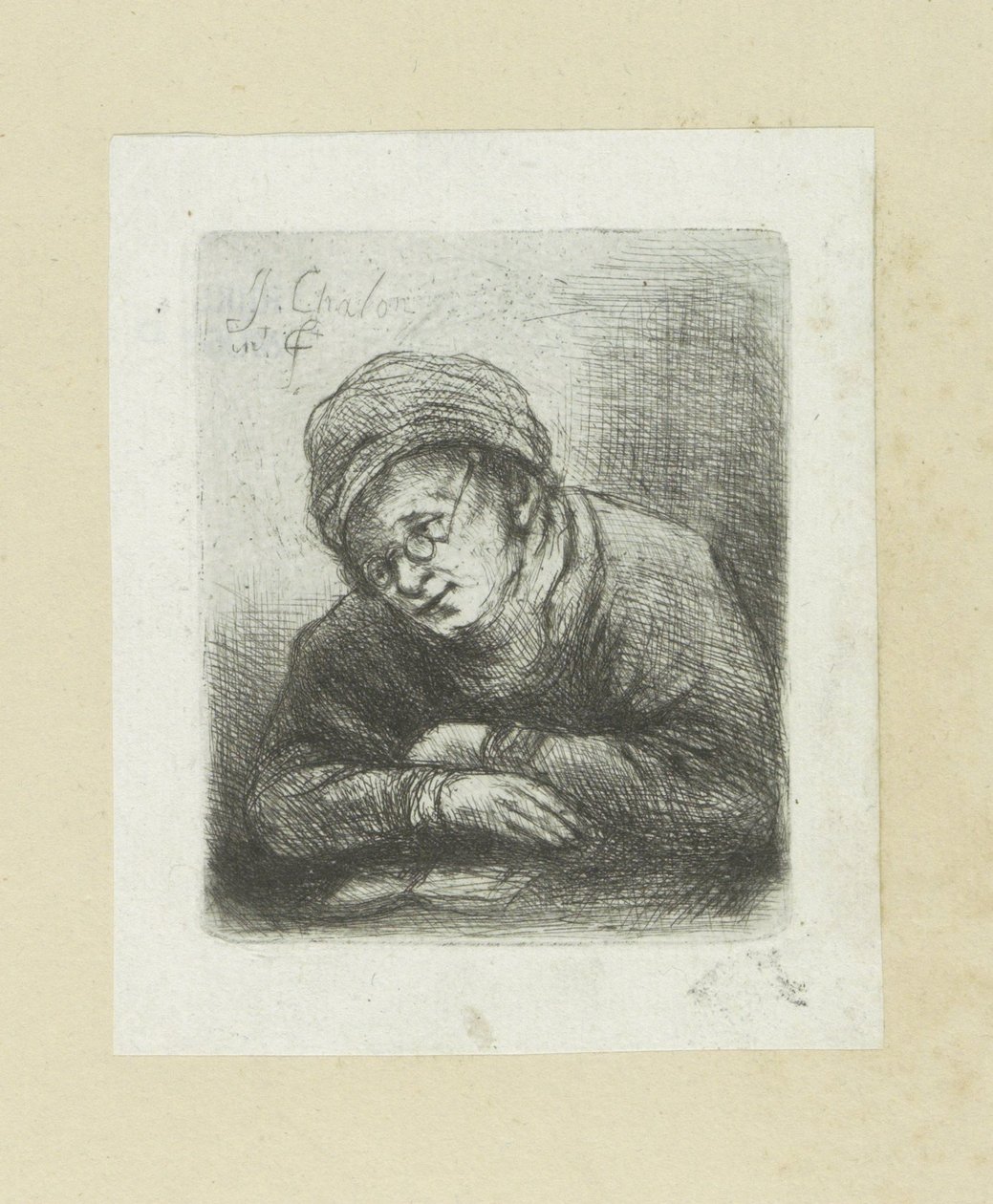 レゼンデ男が輝く The Compleat Work of Etchings by John Chalon / Oeuvre Complette des Eaux Fortes par Jean Chalon (シリーズ名) 作： ヤン・シャロン