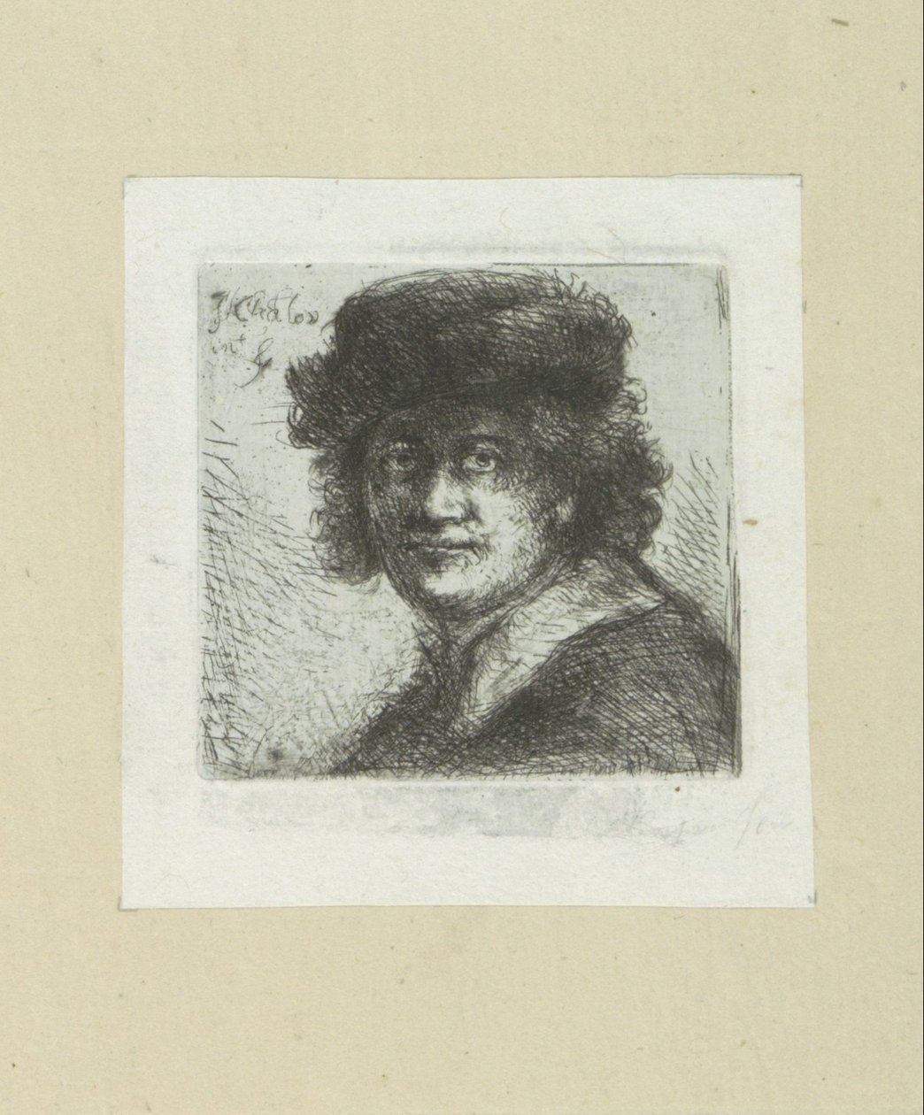 男はプラッテ クラーグに鍬を入れる The Compleat Work of Etchings by John Chalon / Oeuvre Complette des Eaux Fortes par Jean Chalon (シリーズ名) 作： ヤン・シャロン