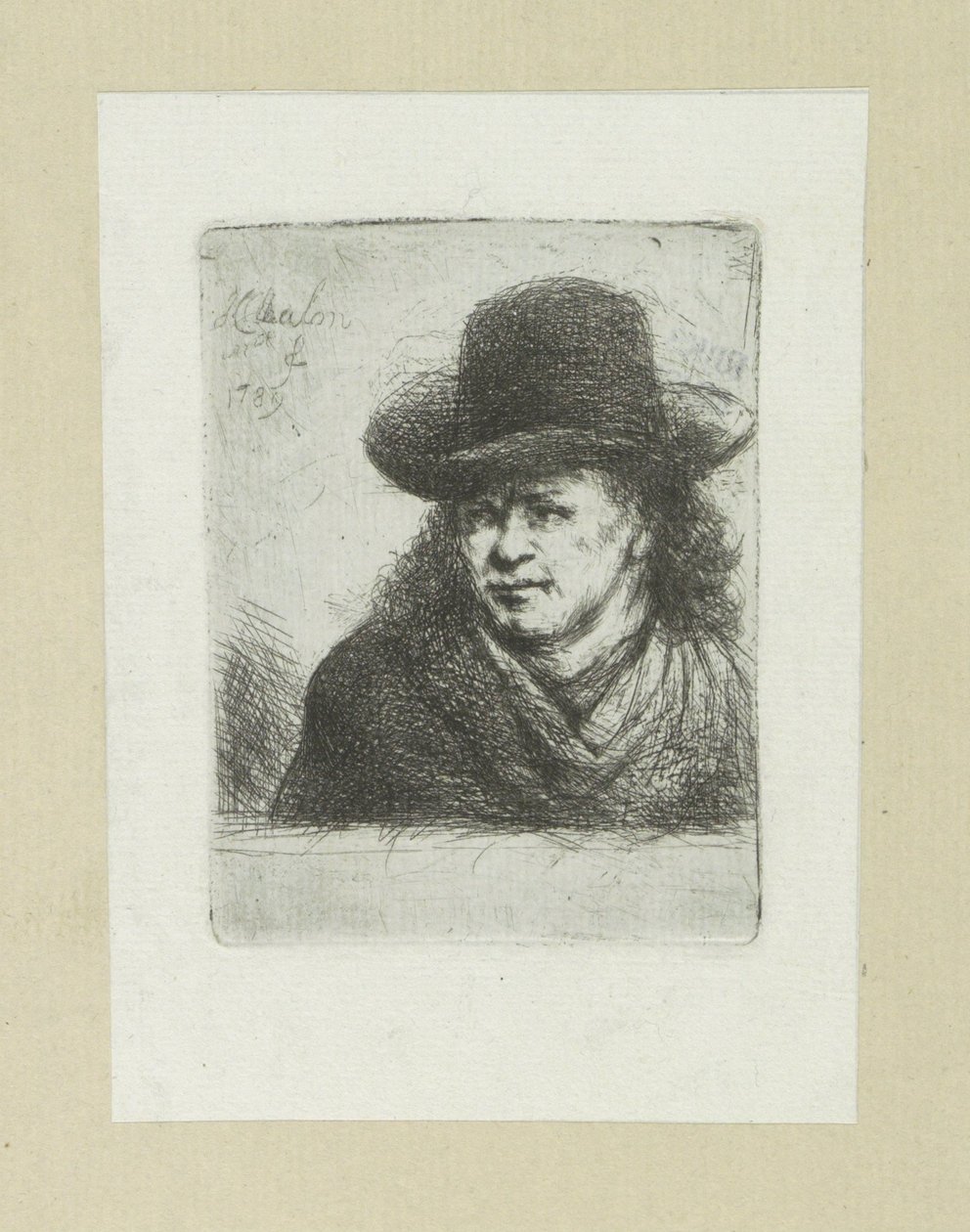 男はくわを入れて、リンクに近づきます The Compleat Work of Etchings by John Chalon / Oeuvre Complette des Eaux Fortes par Jean Chalon (シリーズ名) 作： ヤン・シャロン