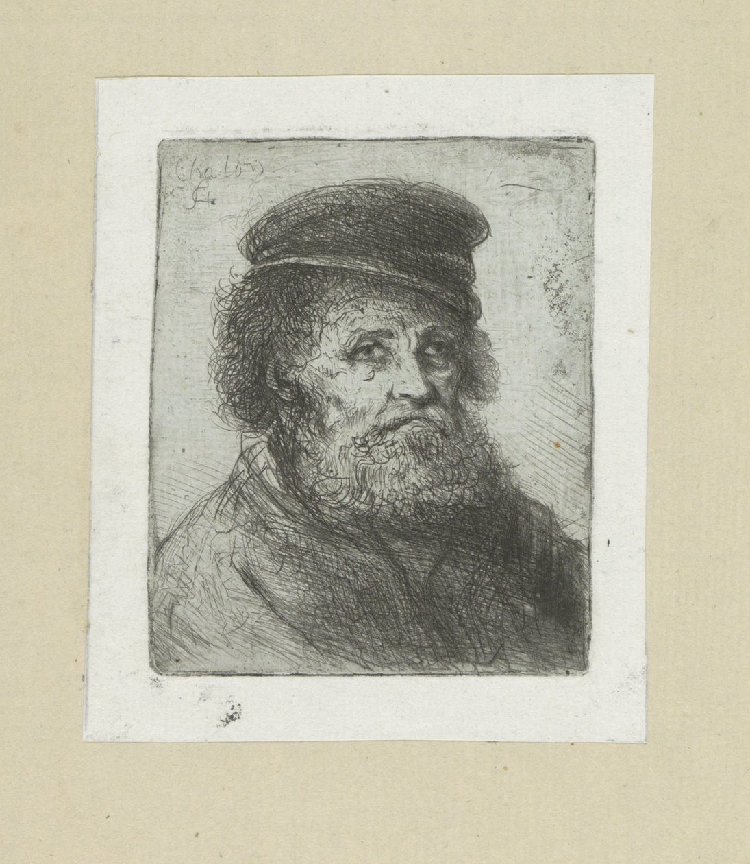 古い男がおならにバードを入れます The Compleat Work of Etchings by John Chalon / Oeuvre Complette des Eaux Fortes par Jean Chalon (シリーズ名) 作： ヤン・シャロン