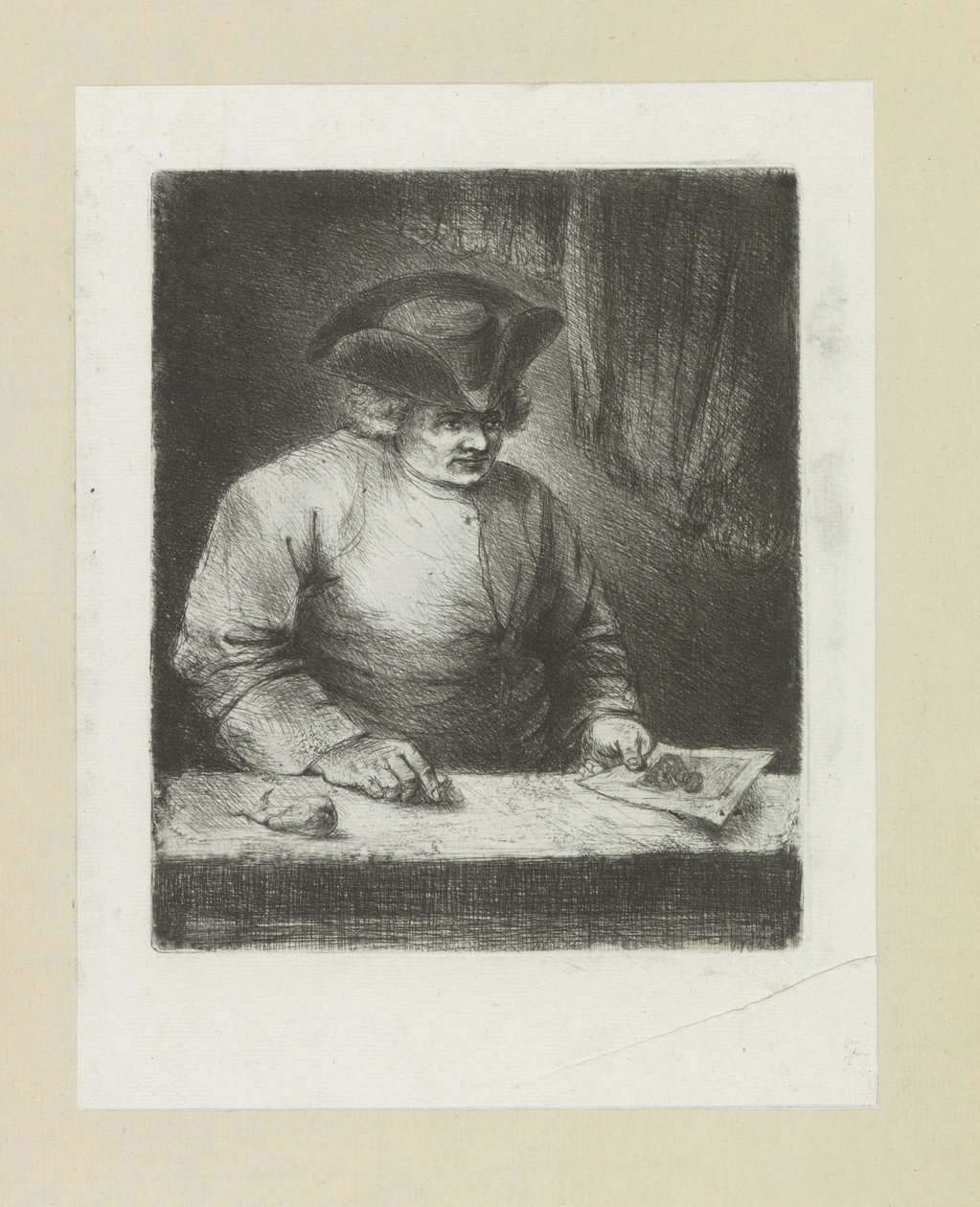 ヘンドリック・シャロンの肖像 The Compleat Work of Etchings by John Chalon / Oeuvre Complette des Eaux Fortes par Jean Chalon (シリーズ名) 作： ヤン・シャロン