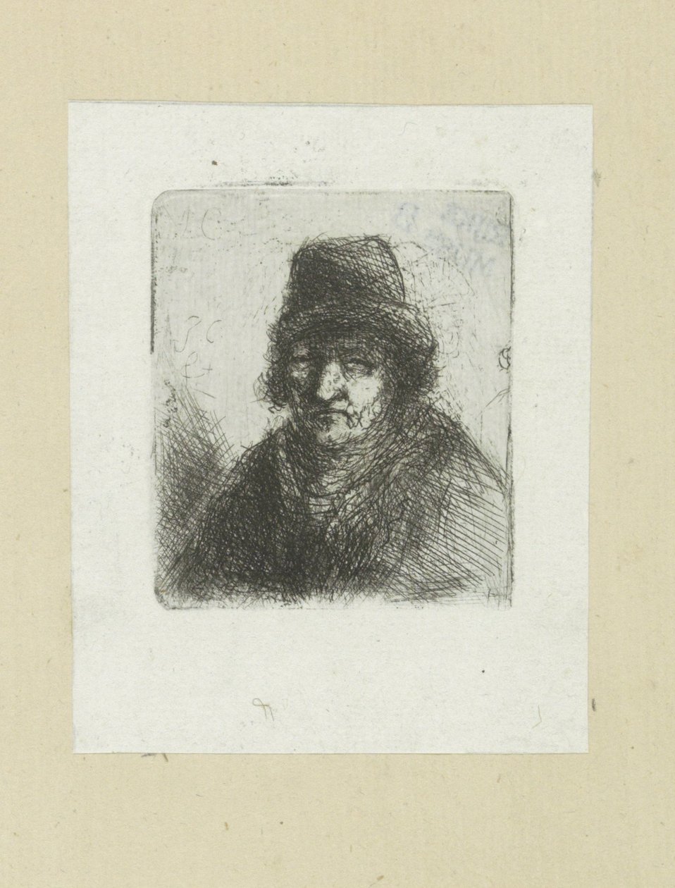 ヴォルワッセンの男がくわを入れる The Compleat Work of Etchings by John Chalon / Oeuvre Complette des Eaux Fortes par Jean Chalon (シリーズ名) 作： ヤン・シャロン