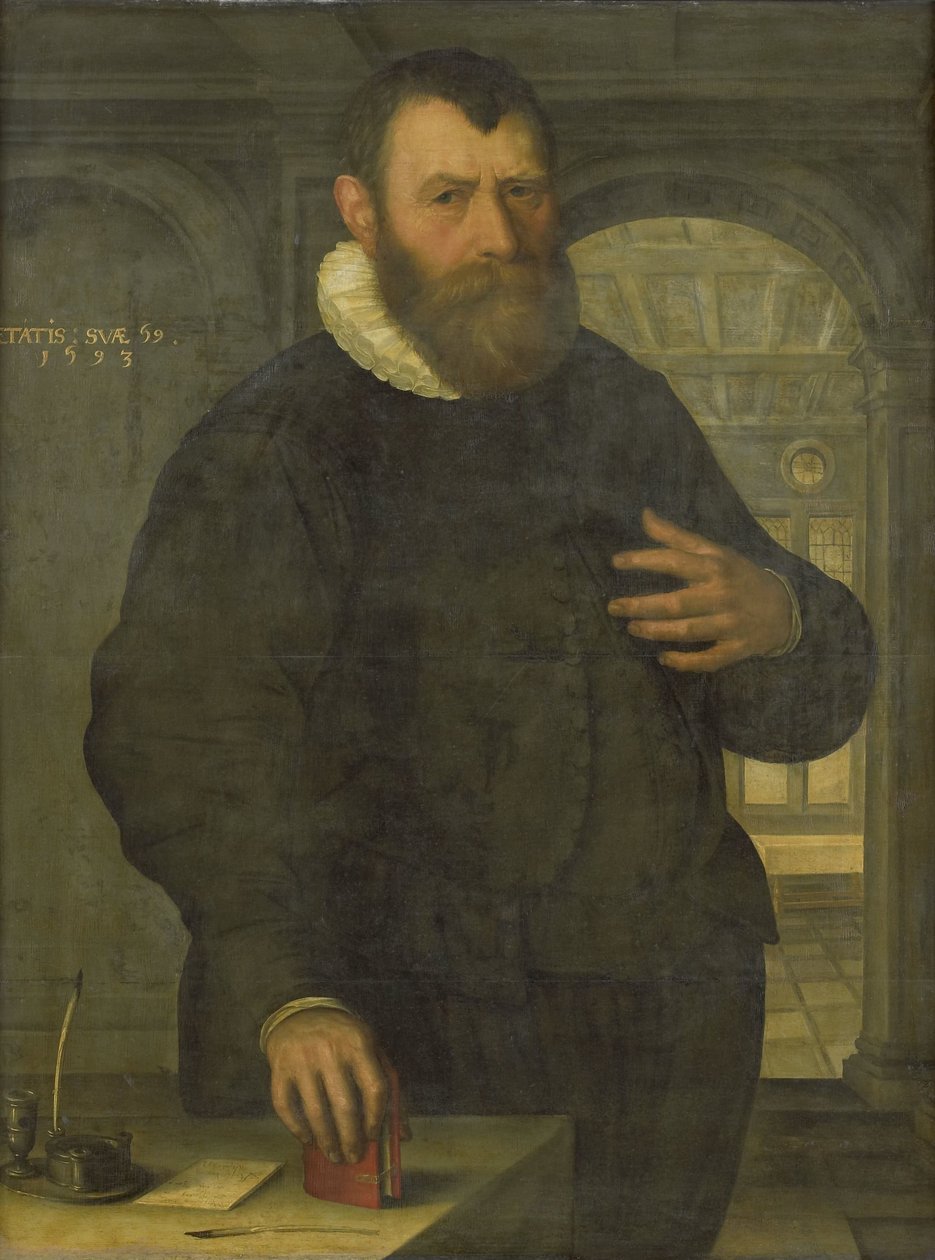 Bartholomeus van der Wiere (1534-1603) の肖像 作： ヤン・クラース。 （に起因する）