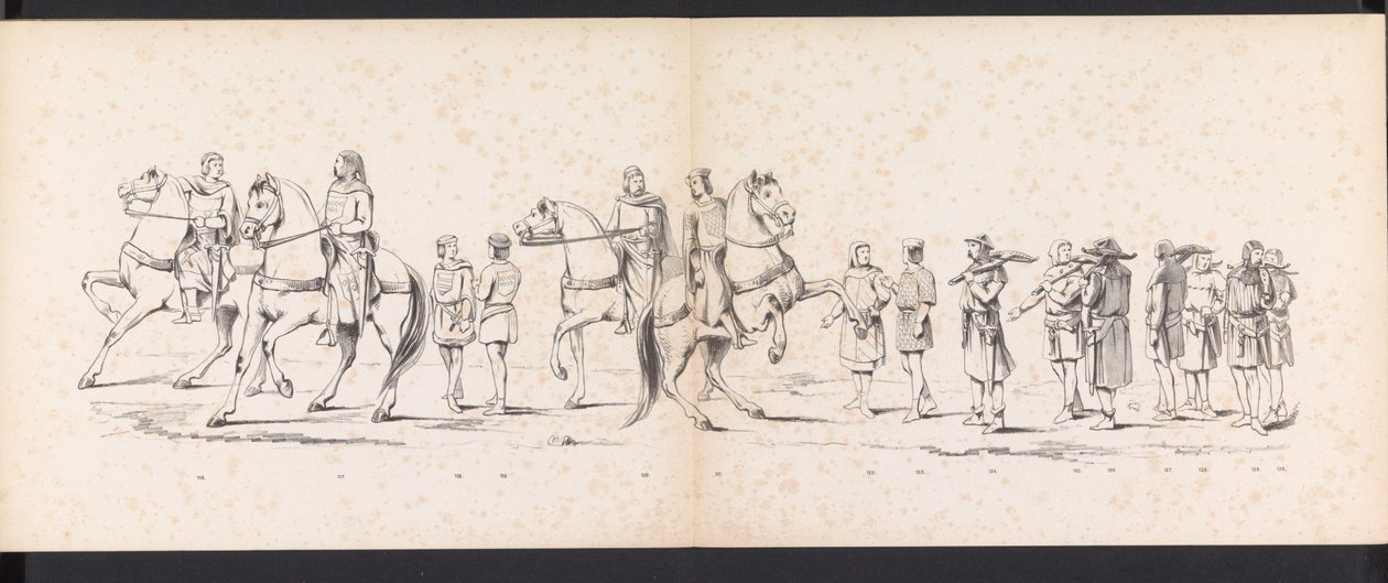 ライデン学生の仮面舞踏会、1865年（プレート10） 1865 年 6 月 6 日にライデン学生隊のメンバーが開催した衣装を着た行進。 作： ヤン・ダニエル・コルネリス カレル・ウィレム・バロン・ド・コンスタン レベック