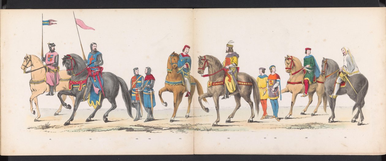 ライデン学生の仮面舞踏会、1865年（プレート12） 1865 年 6 月 6 日にライデン学生団のメンバーが開催した衣装を着た行進。 作： ヤン・ダニエル・コルネリス カレル・ウィレム・バロン・ド・コンスタン レベック