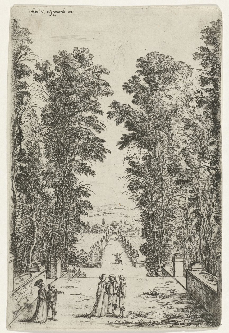 公園のテラス 作： Jan Fouceel