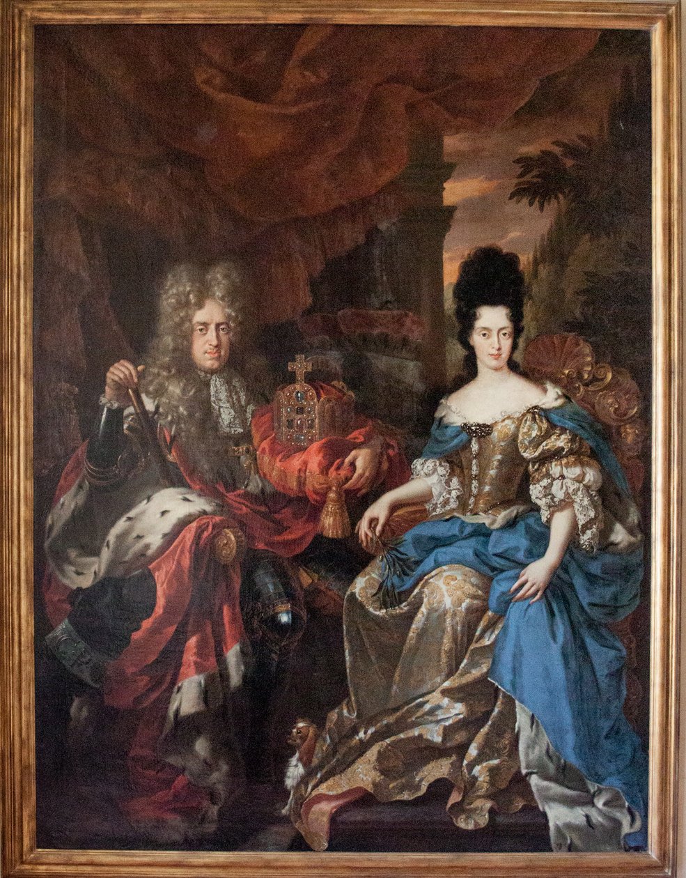 ドイツ語：Doppelbildnis Johann Wilhelm von der Pfalz und Anna Maria Luisa de
