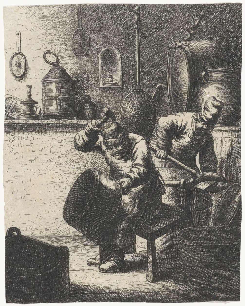 銅細工人 職業（シリーズタイトル） 作： Jan Gillisz van Vliet