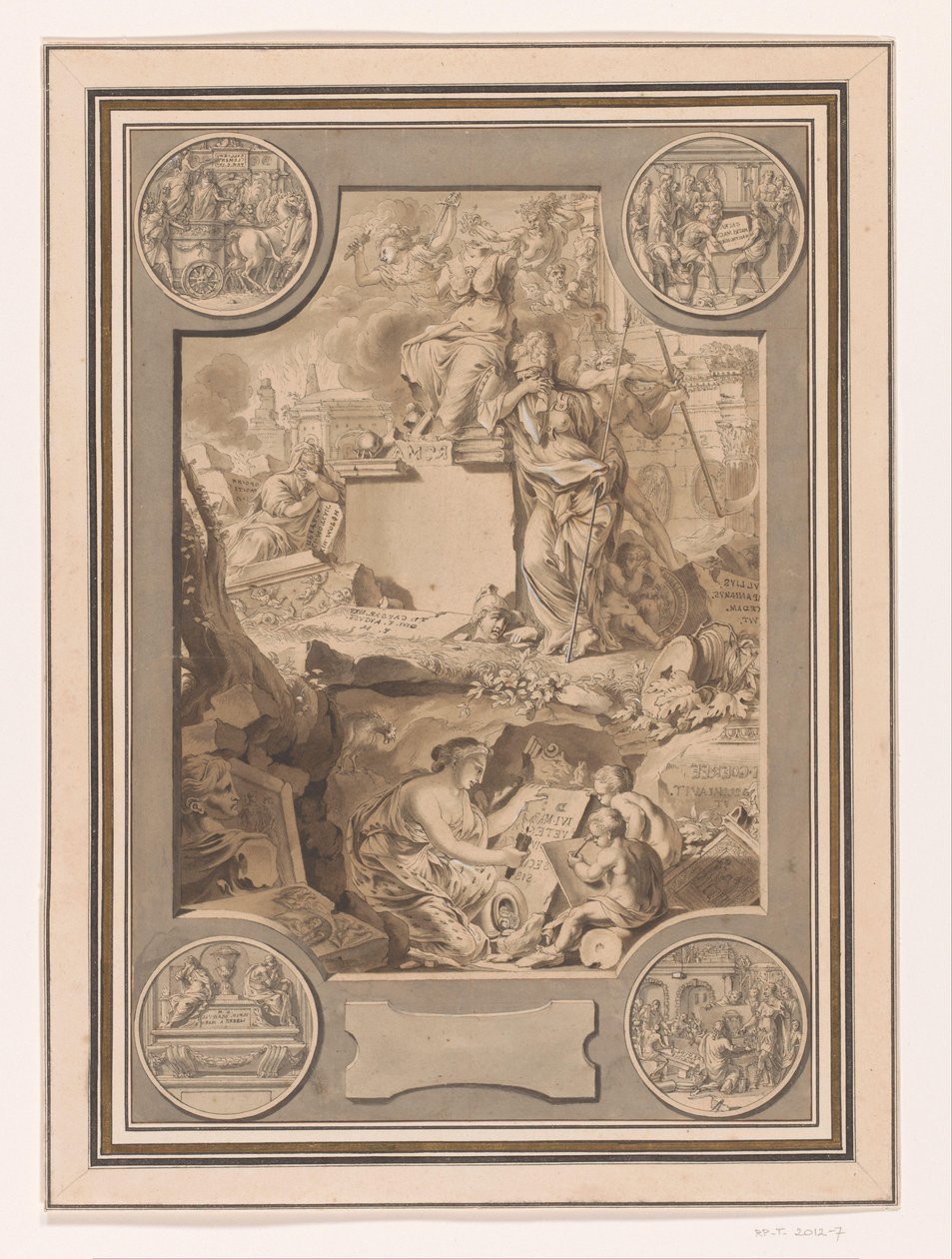 Corpus Inscriptionum の口絵デザイン 作： Jan Goeree