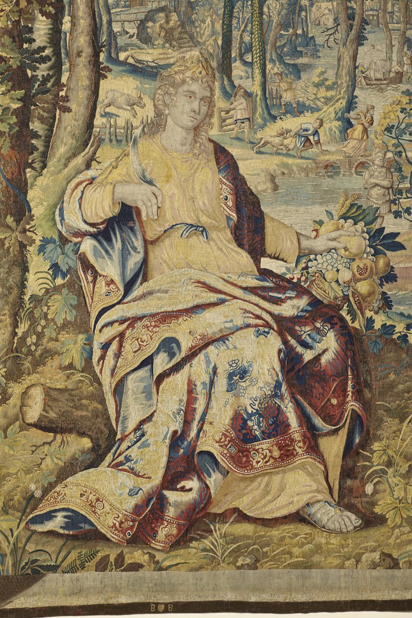 VertumnusとPomonaのポモナの詳細、c.1630 作： ヤンIIレイス