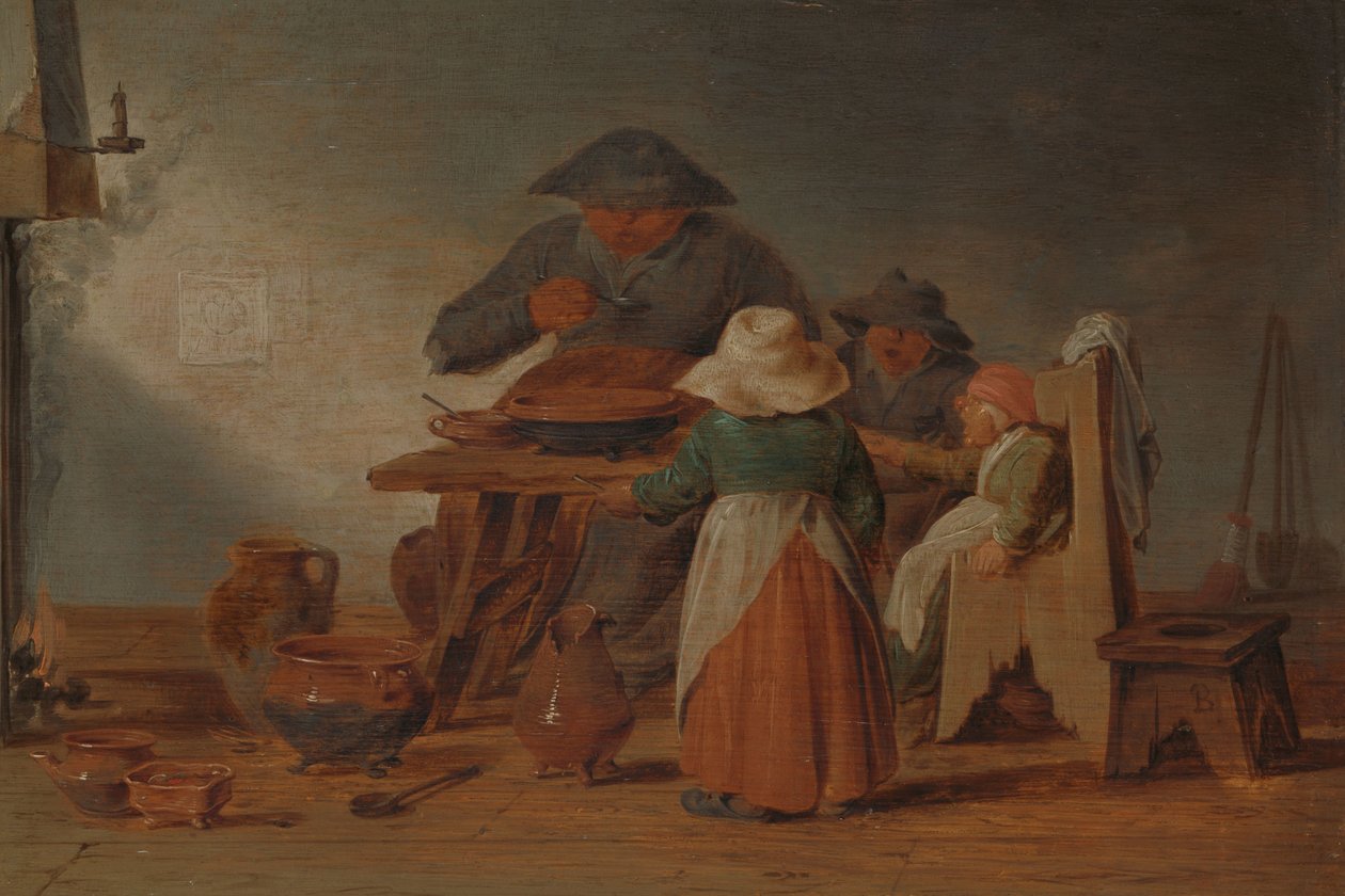 農民の食事 作： Jan Jansz Buesem（帰属）