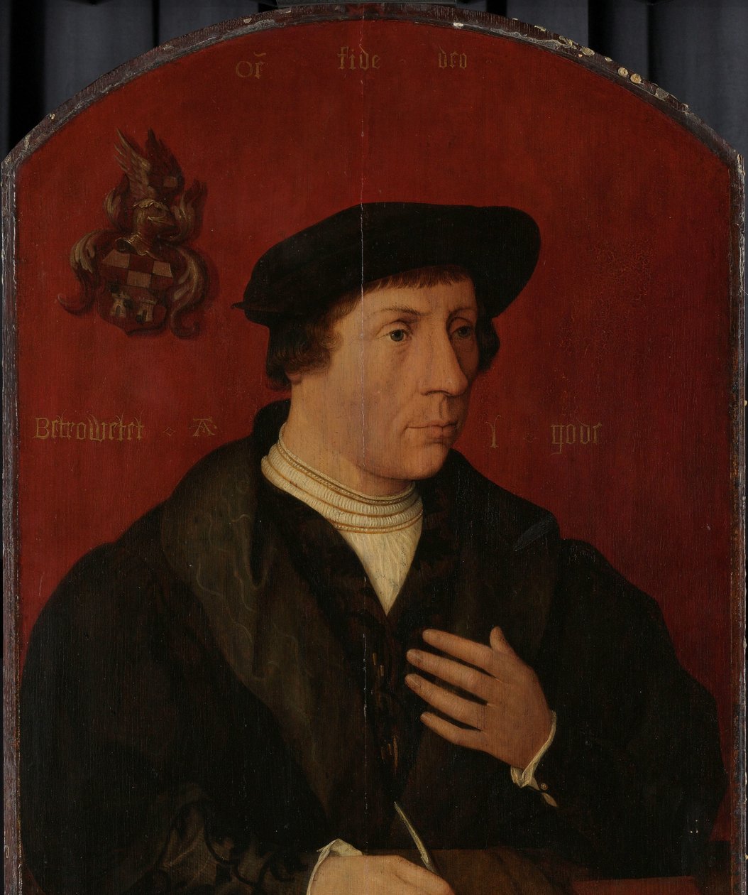 男の肖像 作： Jan Jansz Mostaert（サークル）