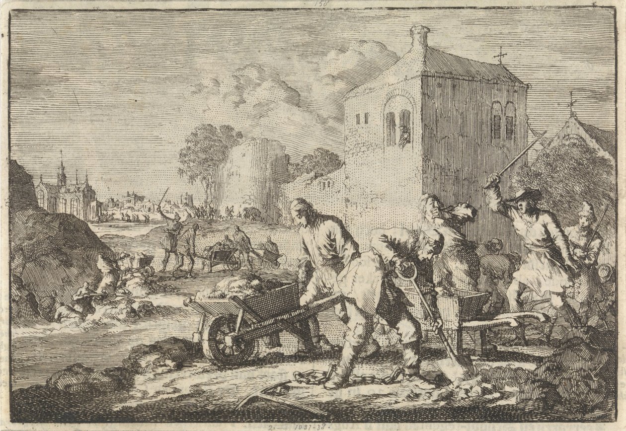 1674 年に重労働を宣告されたハンガリーの改革派大臣 作： ヤン・ルイケン