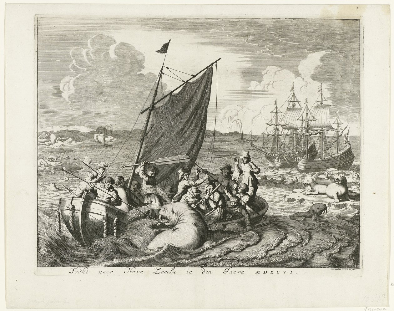 1596年、1679〜1681年のノバヤゼムリヤへの航海 作： ヤン・ルイケン