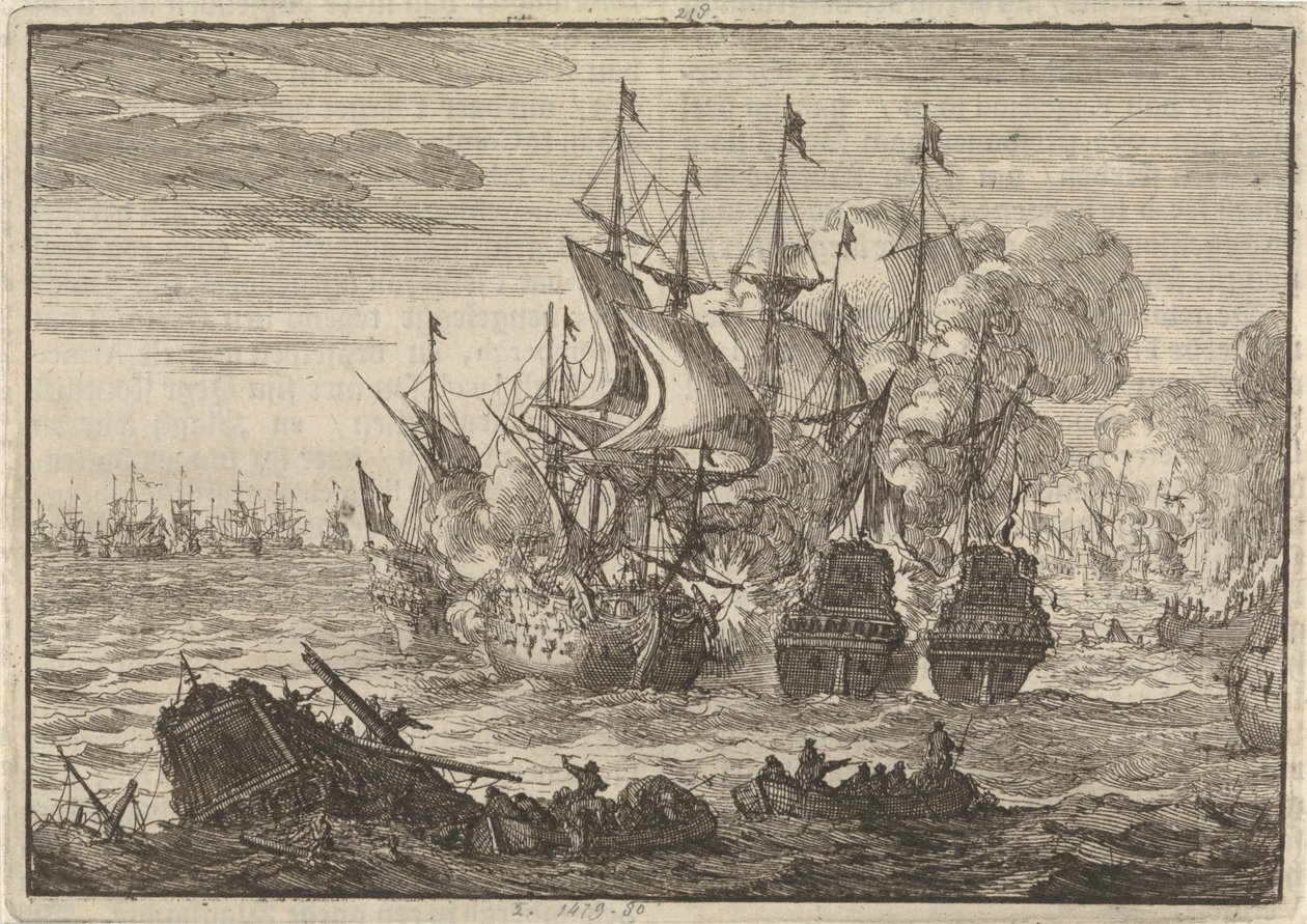 ビーチーヘッドの戦い、1690年 作： ヤン・ルイケン