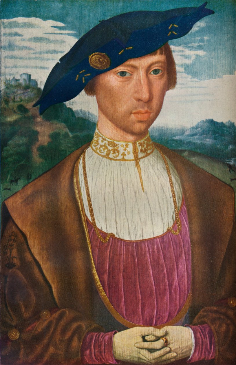 ヨーストファンブロンクホルストの肖像、c1520 作： ヤンモスタルト
