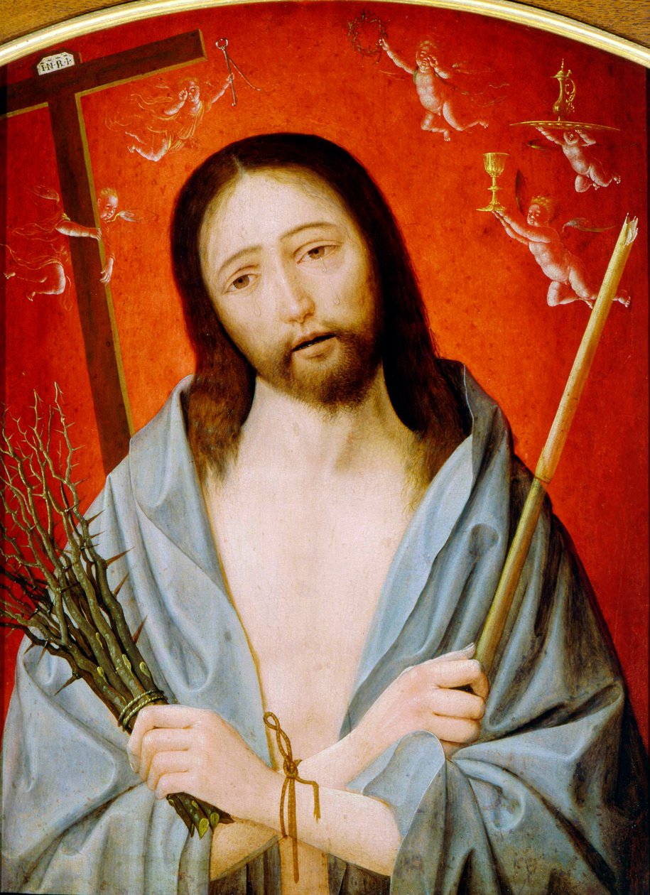 悲しみの男、c1520。 作： ヤンモスタルト