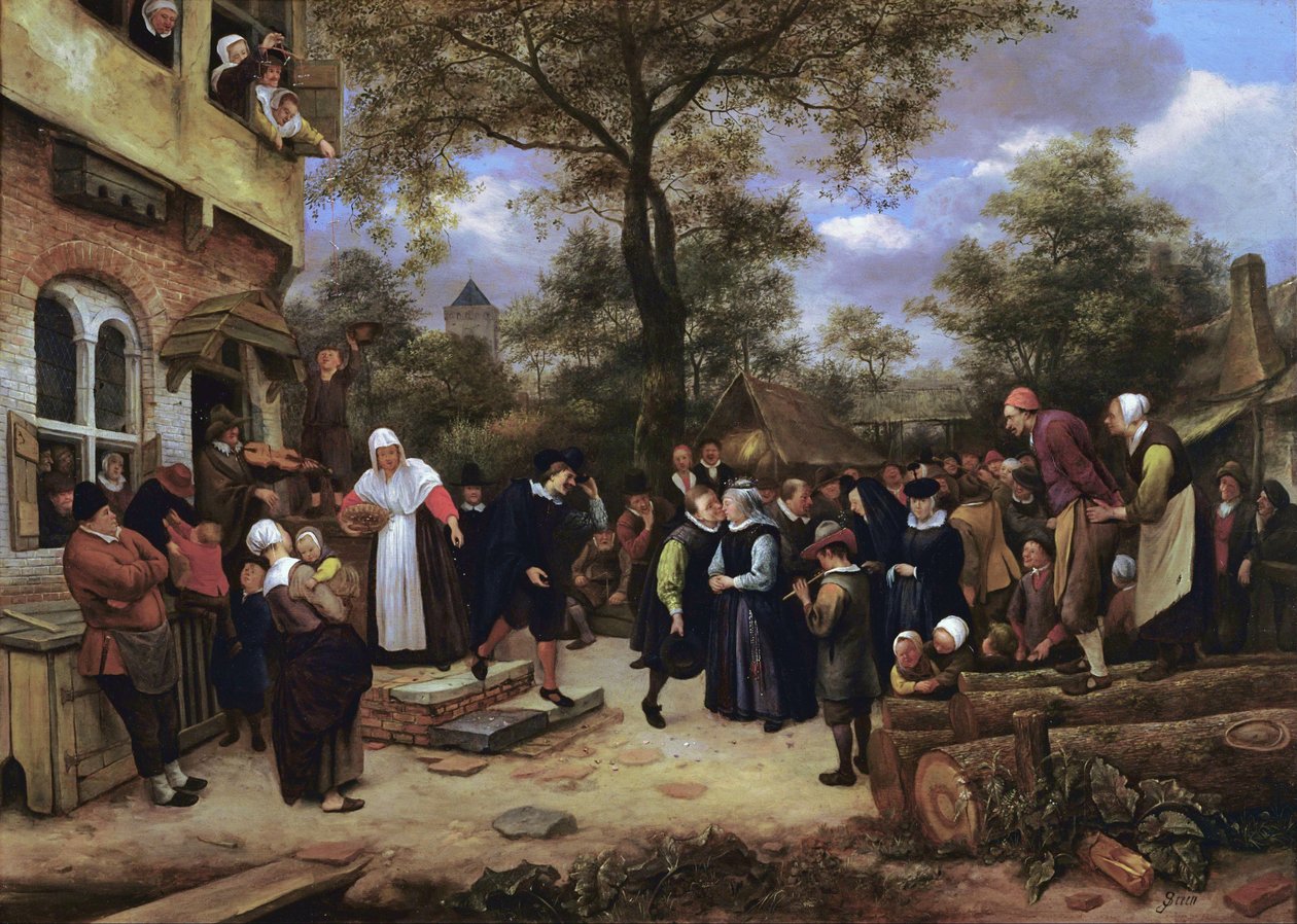 村の結婚 作： Jan Steen
