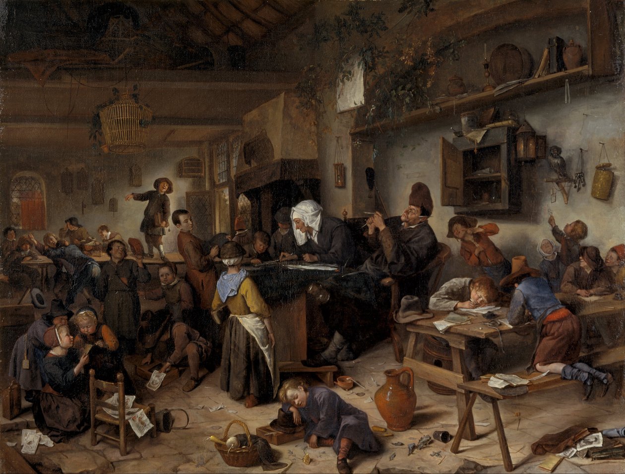 少年少女のための学校 作： Jan Steen
