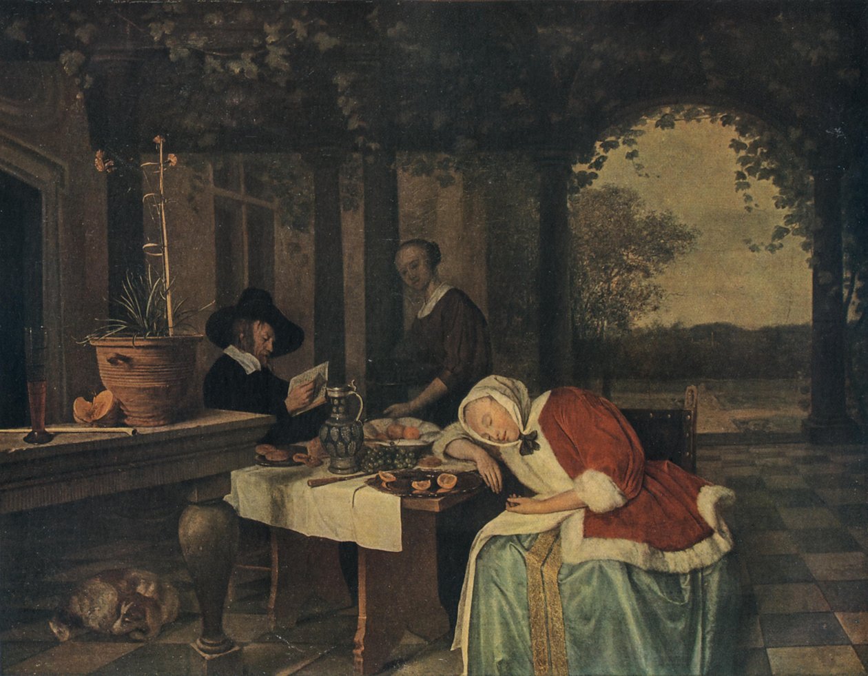 食後 作： Jan Steen