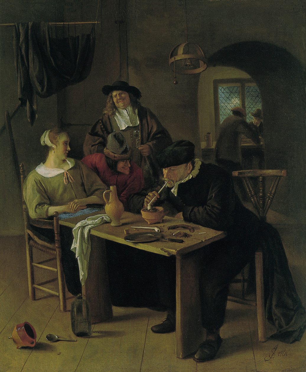 酒場の風景 作： Jan Steen