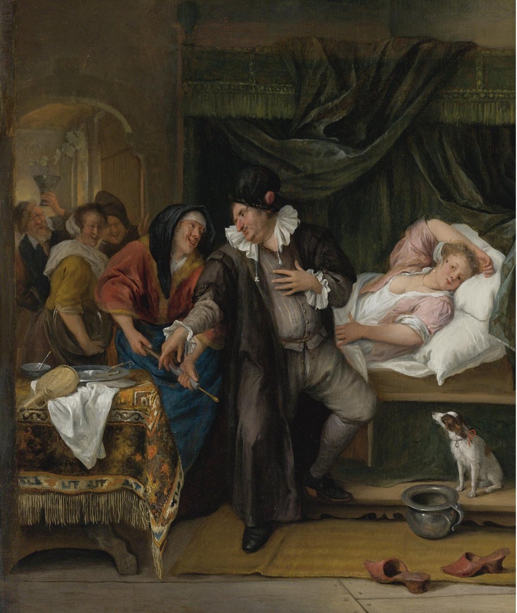 医師の診察 作： Jan Steen