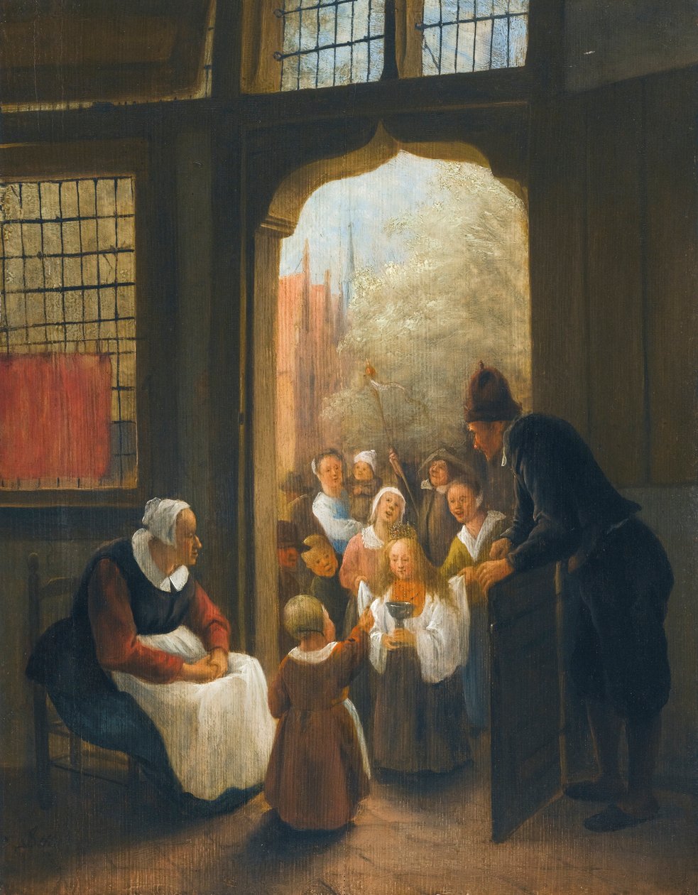 ウィットサン・ブライド 作： Jan Steen