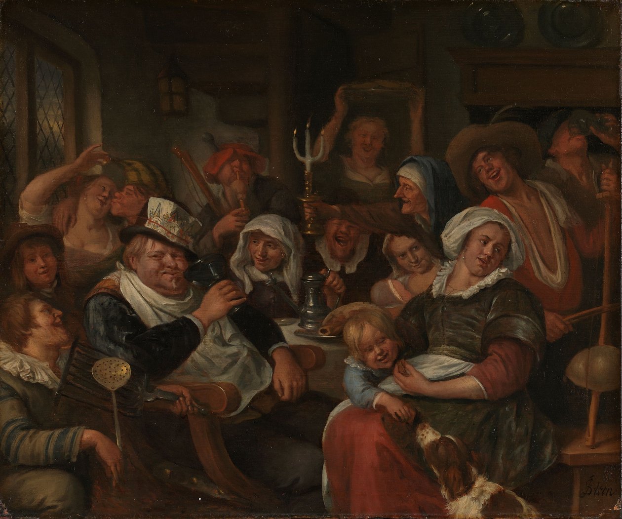 十二夜 作： Jan Steen