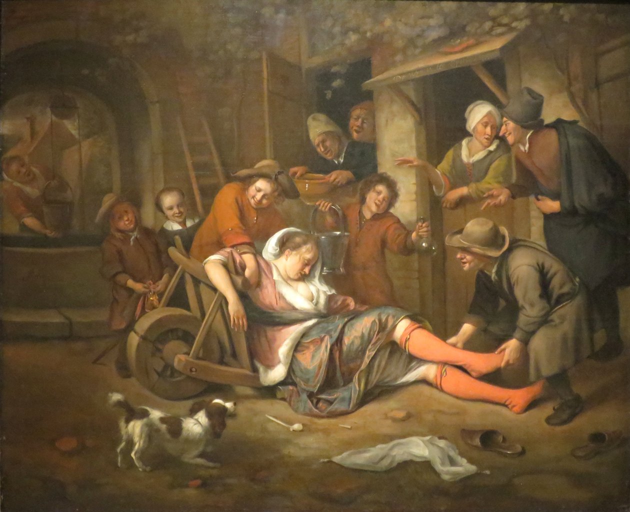 ワインはあざ笑うもの 作： Jan Steen