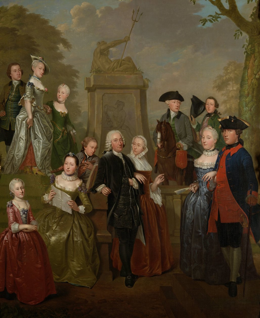 Theodorus Bisdom van Vliet と彼の家族の肖像 Theodorus Bisdom van Vliet と彼の家族の肖像 作： ヤン・ストルカー