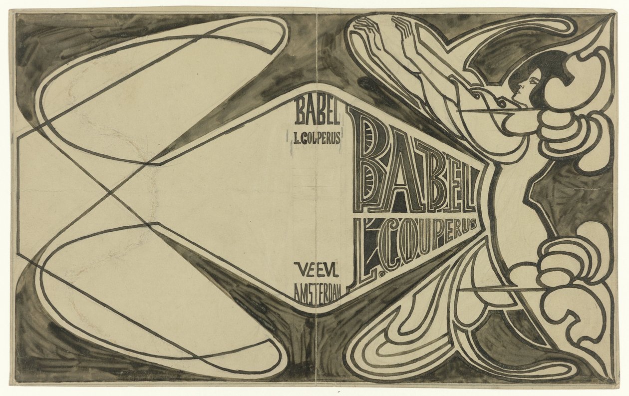 バンドのデザイン: Louis Couperus, Babel, 1901 作： ヤン・トゥーロップ